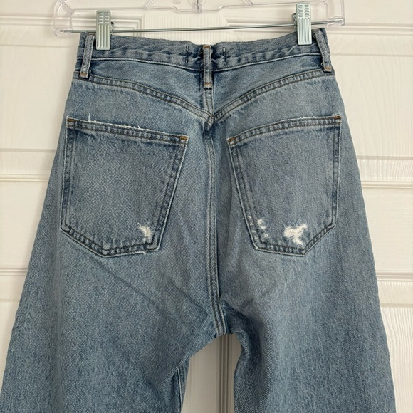 Agolde 90s pinch High Waisted Jeans raw hem - Picture 7 of 12